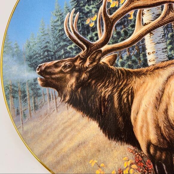 Call of Autumn The Hamilton Collection 8” plate - Picture 3 of 8